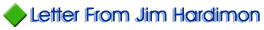 Letter from Jim Hardimon