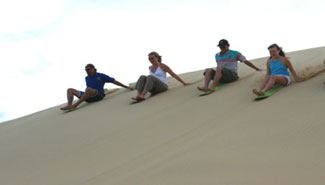 sand boarding